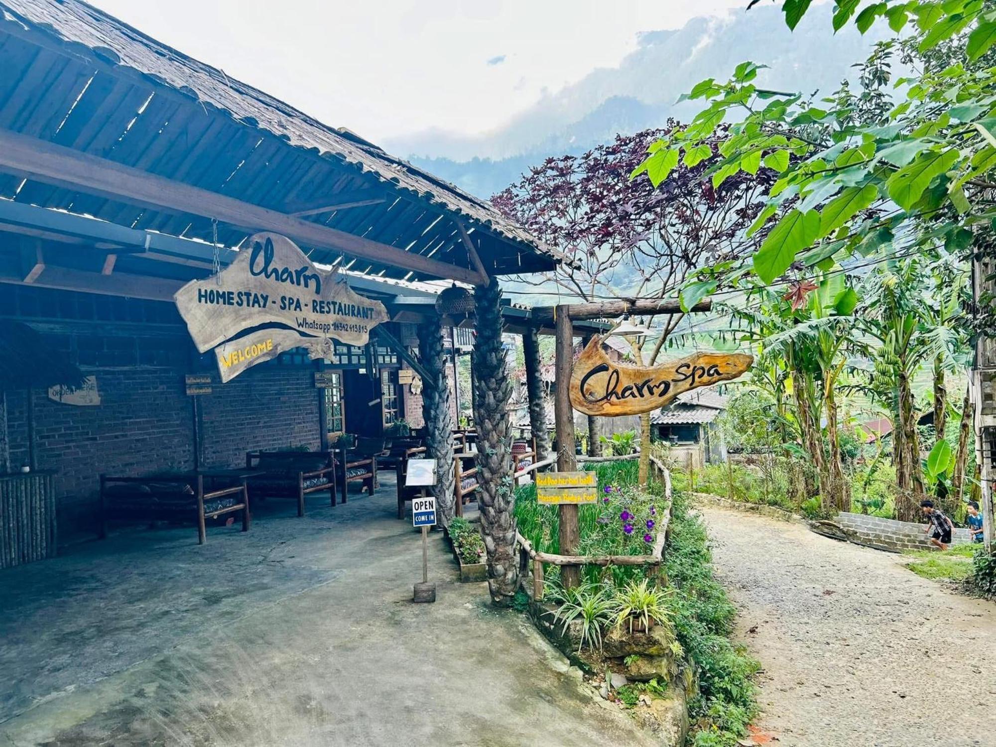 Charm Spa & Homestay Lao Tchay Exterior foto